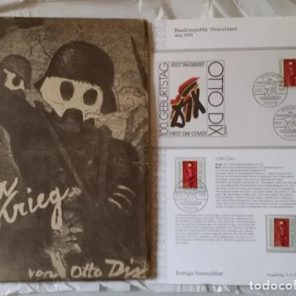 Otto Dix, Der Krieg, La Guerra, 1924, con 24 placas