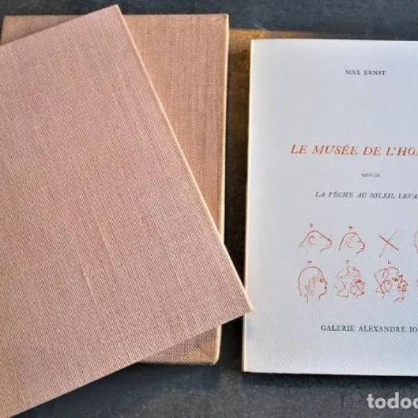 MAX ERNST Le musée de l'homme, libro de artista numerado, Galería IOLAS, 1965