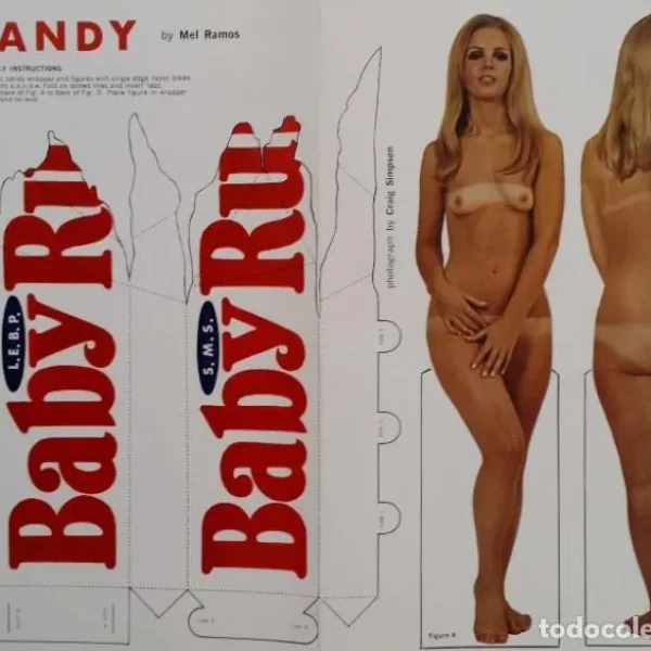 MEL RAMOS: Candy, S.M.S. 1968.