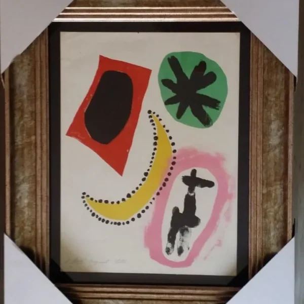 Joan MIRÓ: 2 litografías del Derriere de 1953