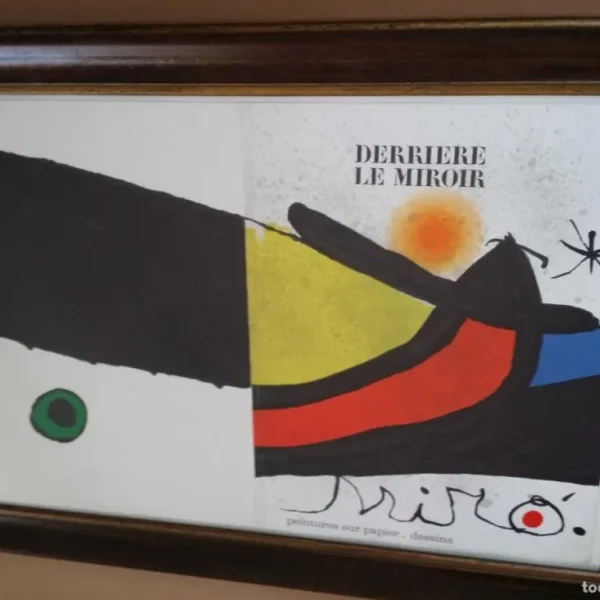 Joan Miró: litografía original Derriere 193-94