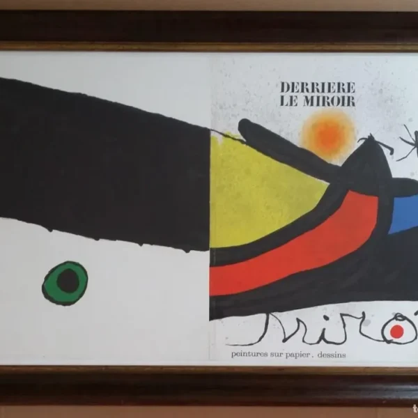 Joan Miró: litografía original Derriere 193-94