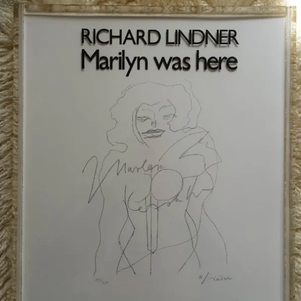 Pop Art: RICHARD LINDNER: MARILYN WAS HERE, 1971 / LIBRO OBJETO COMPLETO CON 17 litografías firmadas